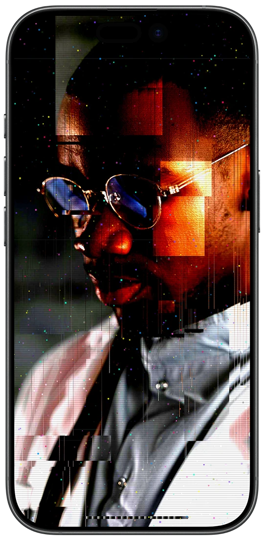 Photogenesis running on an iPhone