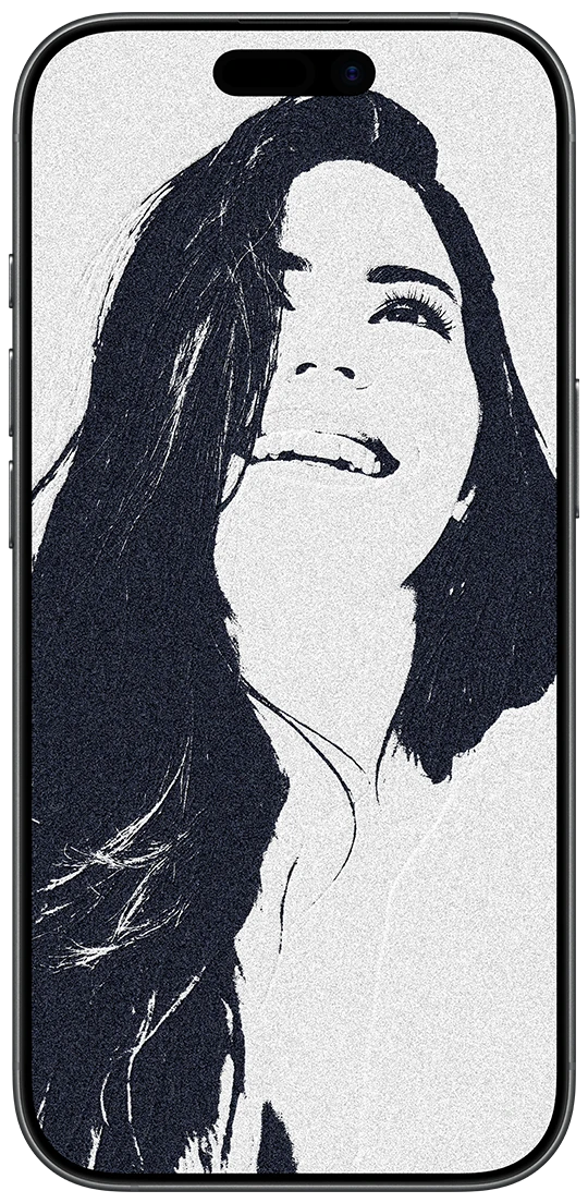 Photogenesis running on an iPhone
